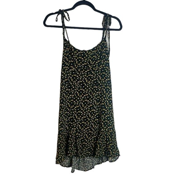 Wild Fable Drop Waist a tie Back Lemon Print Sundress Large - Picture 3 of 8